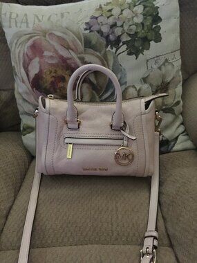 Michael Kors XS Blush Pink Carine Satchel Crossbody